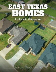 East Texas Homes brochure cover.