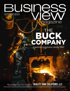 October 2019 Issue Cover of Business View Magazine featuring the Buck Company.